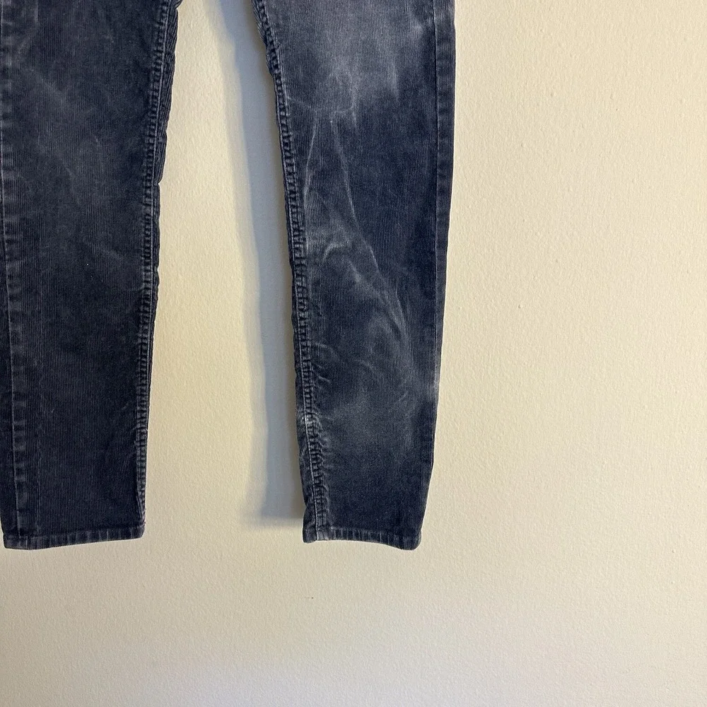 Quicksilver Pants Men's Kracker Corduroy Jeans Straight Tapered Blue Gray‎ 29x31